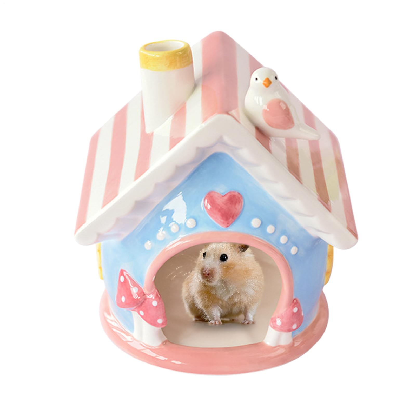 Casetta Gerbilli Rifugio Creativo Tutte le Stagioni Gabbia Animali | Lettini Freschi Casette E Gabbia Per Criceti Gerbilli Topi Furetti Cincillà Conigli Per Interno