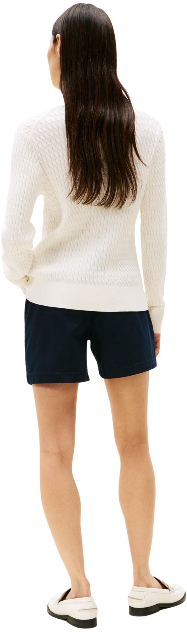 Tommy Hilfiger Pull Femme Cable Fine Torsadé