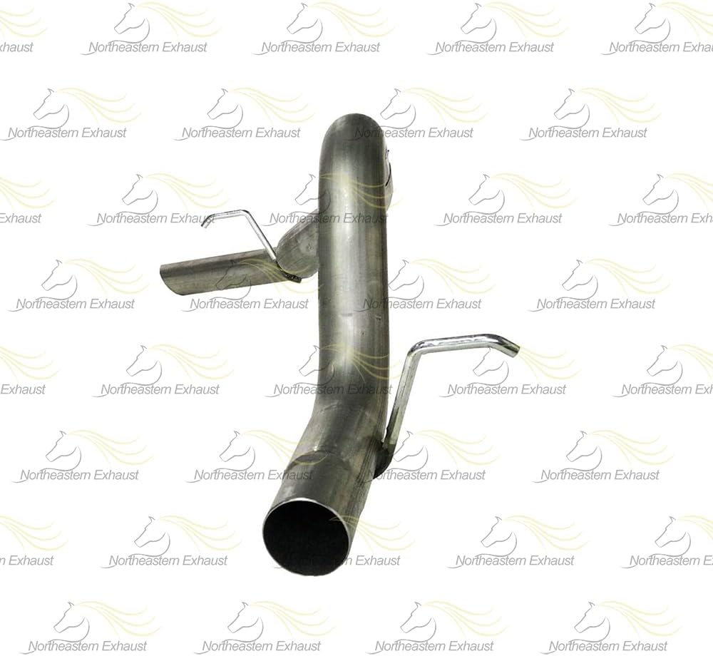 Exhaust Intermediate Pipe, Muffler, Resonator Exhaust Kit Compatible for 2001-2005 GMC Yukon 4.8L 5.3L | Stainless Steel | Northeastern Exhaust | Free Clamps Included | Automotive Replacement Part