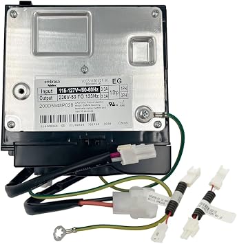 WR87X29409 with 2 Jumper Wires Enterpark Refrigerator Compressor Inverter Control Board Replacement Module Replaces AP6332922, WR55X26038, WR55X11099, WR55X11138, 4864662, WR55X10855, WR55X20326