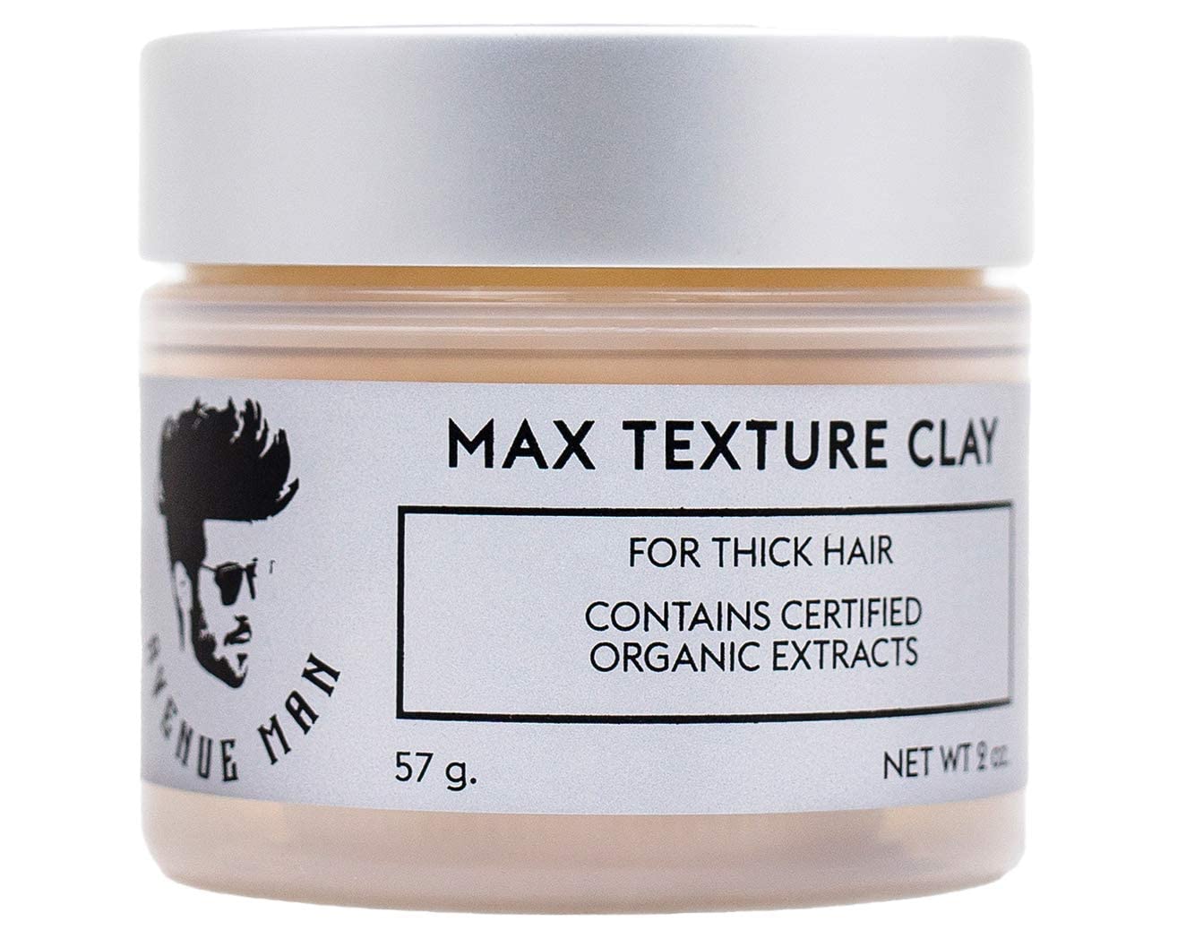 Amazon.com: Max Texture Hair Clay For Men - (2oz) by Avenue Man Hair  Products - Hair Pomade with Certified Organic Extracts for Wet or Dry Hair  - Paraben-Free Hair Putty - Improved