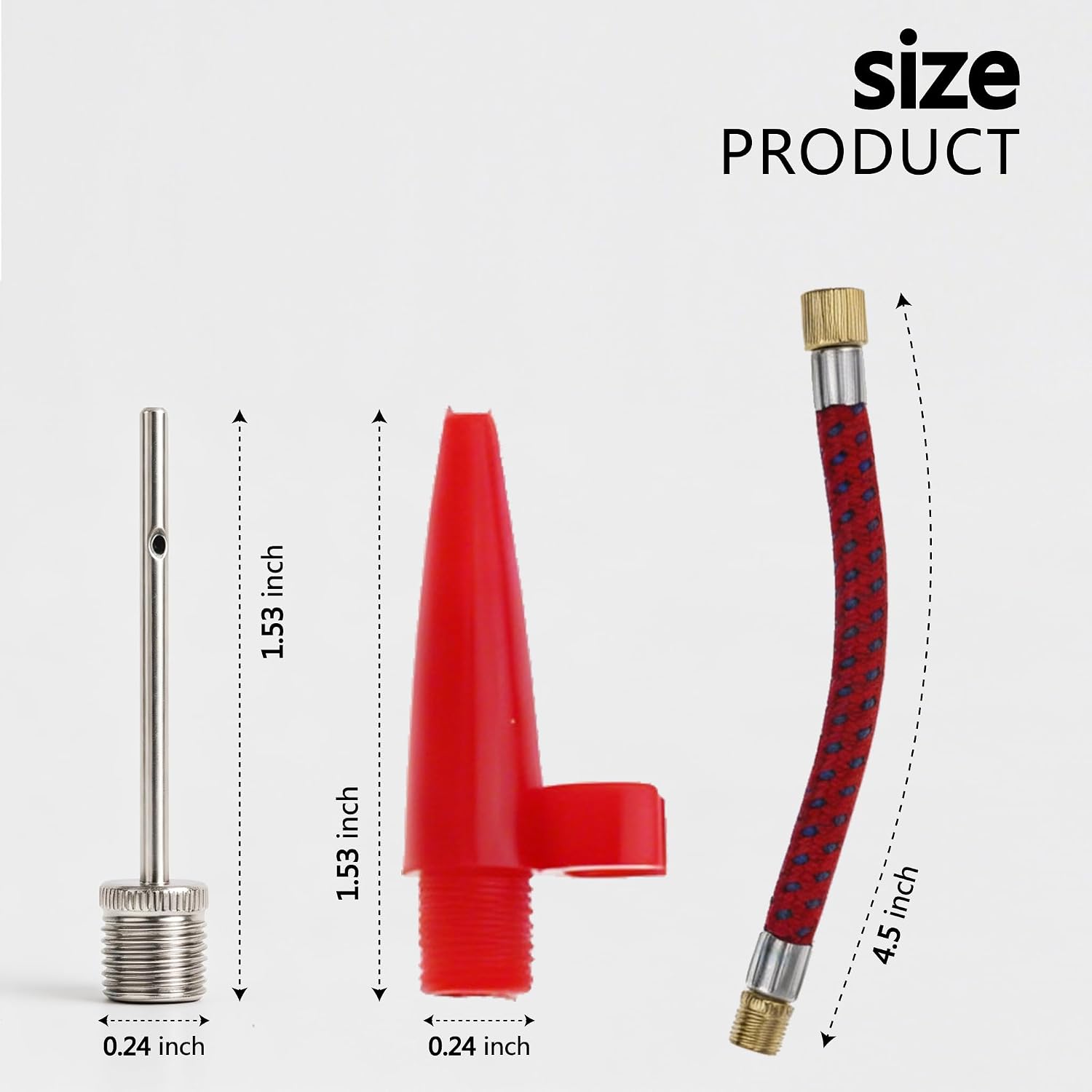Ball Pump Needles Stainless Steel Air Pump Needles for Inflation Ideal for Football Basketball Volleyball and All Sports Balls Needle for Ball Pump Durable and Reliable for Quick and Easy Inflation image 4