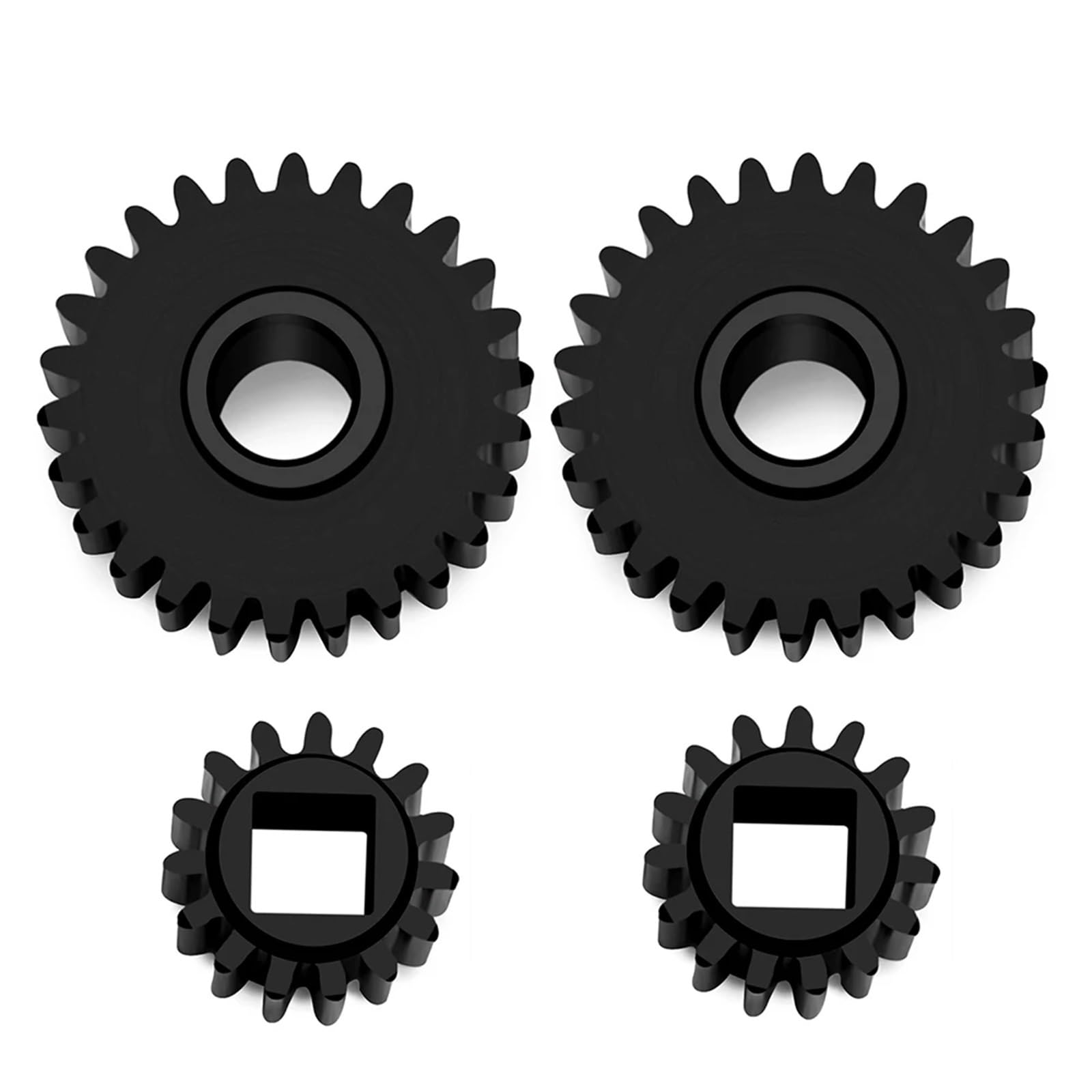 Genérico para Axial UTB18 para Capra 1/18 Piezas Mejora Coches RC Juego Engranajes Acero Tracción 4x4 Circuitos Ilimitados Componentes Buggies Camiones Piezas Coche RC