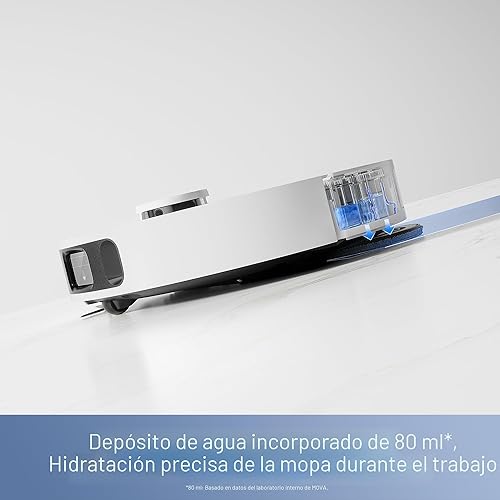 Miniatura 7 de Mova E40 Ultra Robot Aspirador y trapeador, succión de 19,000 Pa, fregona extensible y elevable, estación todo en uno, vacío automático, lavado