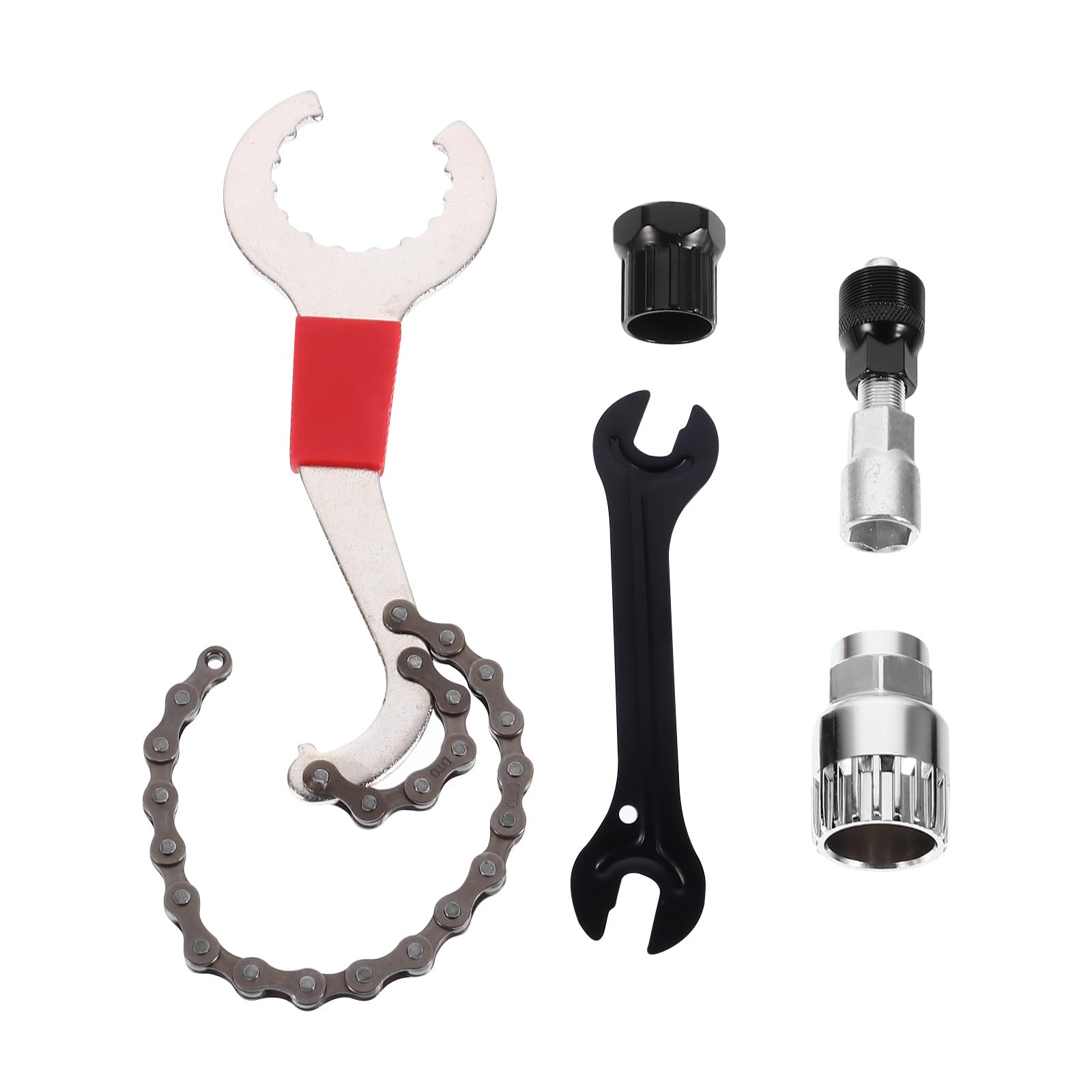 Set di Attrezzi per La Riparazione della Bici - Kit Completo con Estrattore per Pedivelle Estrattore per Guarnitura E Estrattore per Movimento Centrale per Mountain Bike