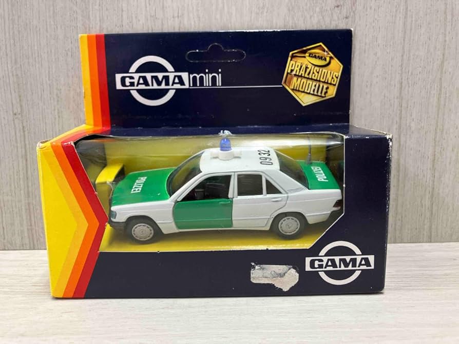 GAMAMINI MOD西ドイツ製 箱無 ワーゲンバス クレーン車、絶版品