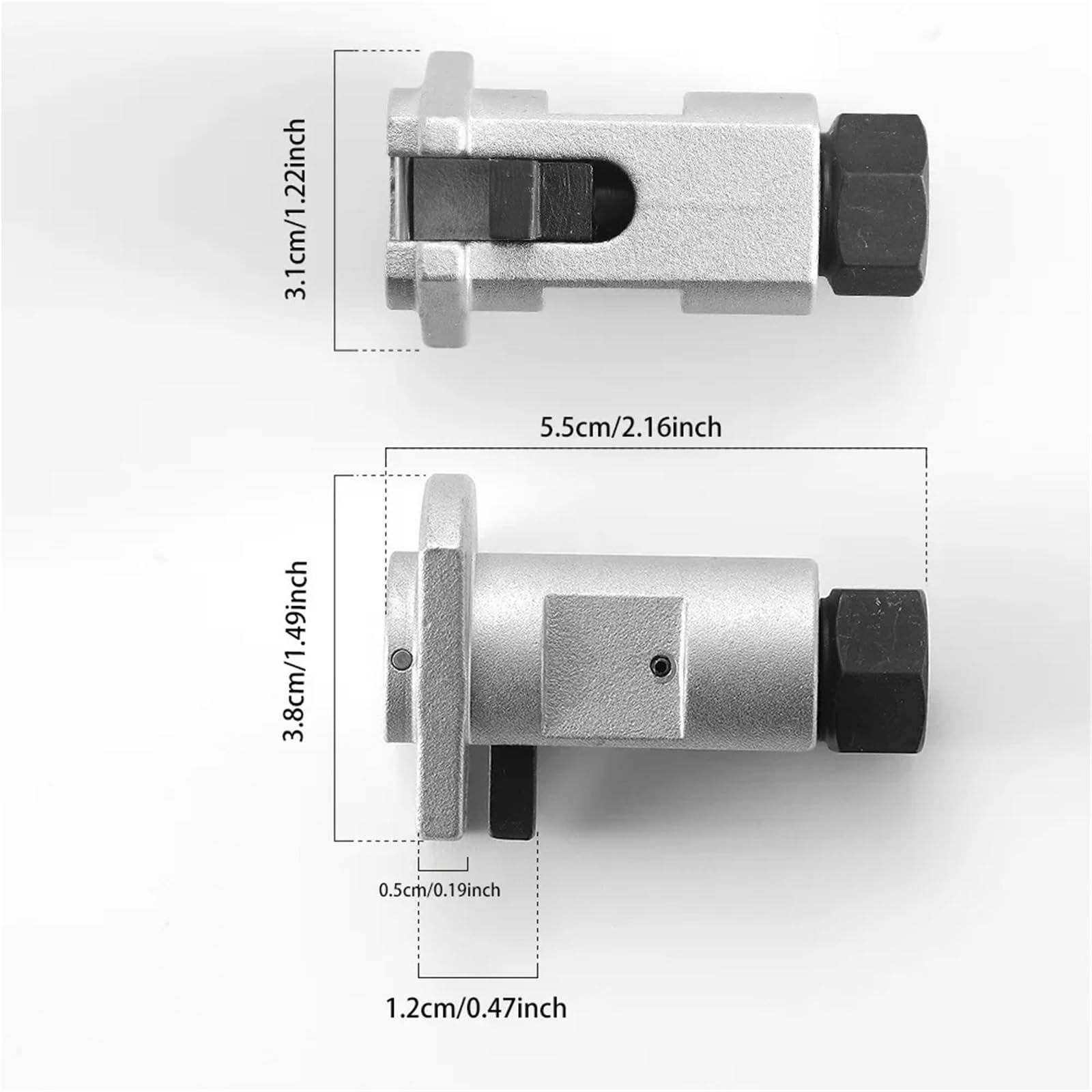 Outil de démontage pour Amortisseur hydraulique à rotule, Boulon à rotule, kit de démontage pour séparateur de Bras oscillant et de Suspension (Noir)