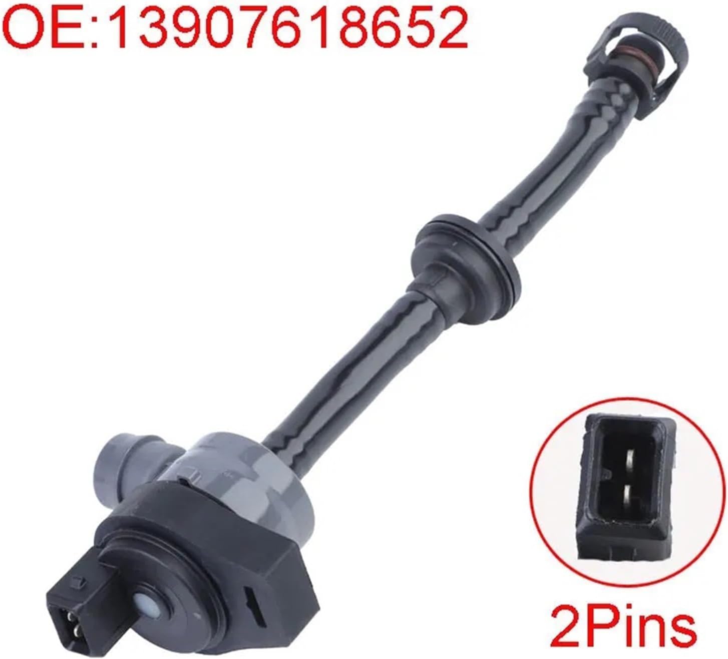Fuel Tank Breather Valve With Pipe Black Plastic Compatible With BMW E70N E71 X6 F06 2007-2010 13907618652