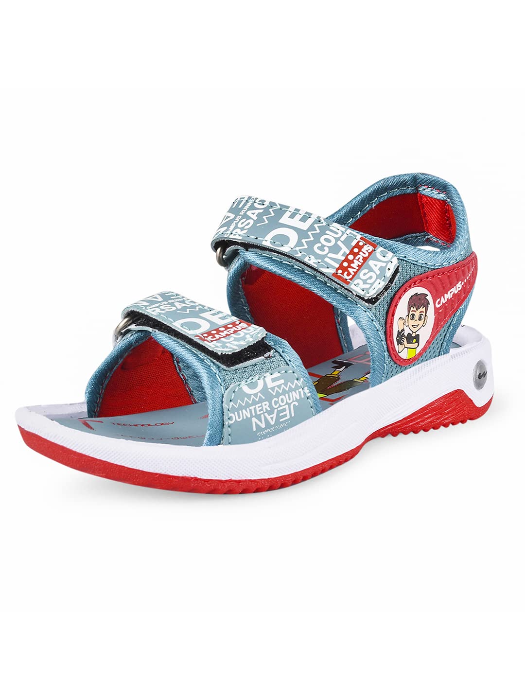 Campus Kids SL-524 ICE GRN/RED Outdoor Sandals - 12UK/India SL-524 (B0BRY122NF) Amazon Price History, Amazon Price Tracker