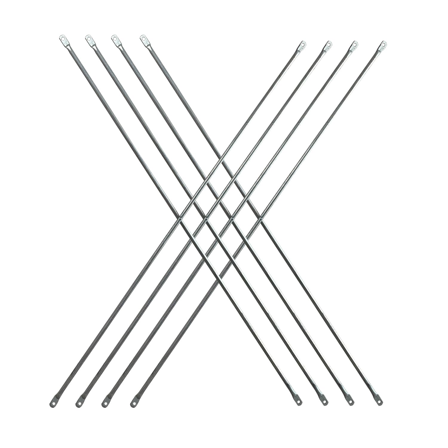 Saferstack Durable Galvanized Scaffold 4ftx6ft 4PCS. Scaffold Cross Brace - Diagonal Scaffold Brace Saferstack Provides Critical Safety for Working at Heights