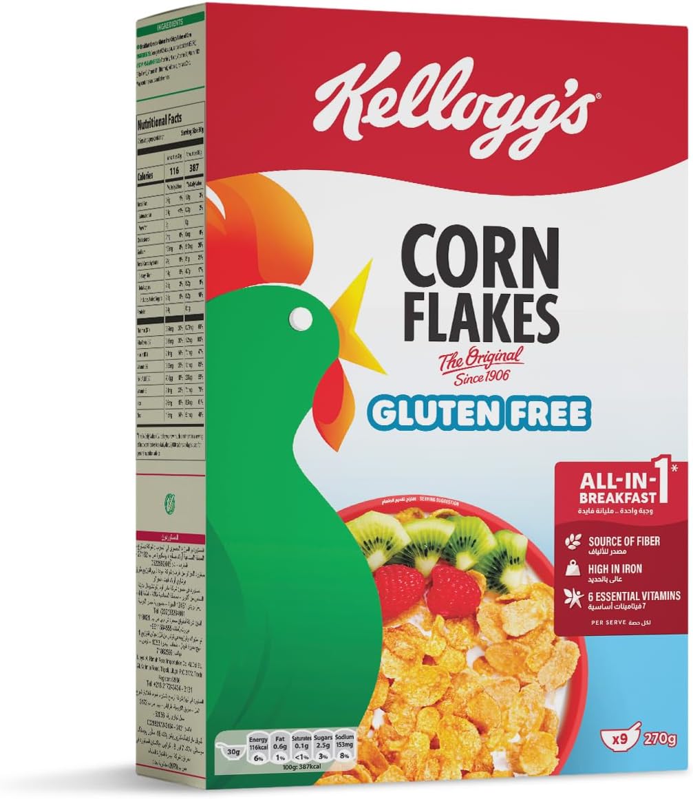CORN FLAKES GLUTEN FREE 270GR