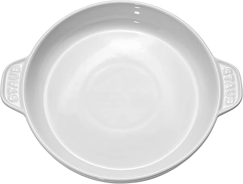 Miniatura 5 de Staub Ceramics Covered Brie Baker, 8 pulgadas, blanco