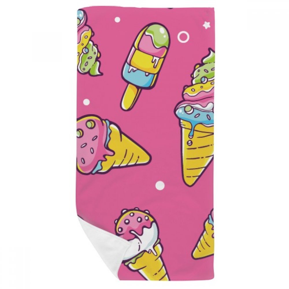 Serviette de bain étoiles pour le sport et le voyage, drap de toilette compact doux