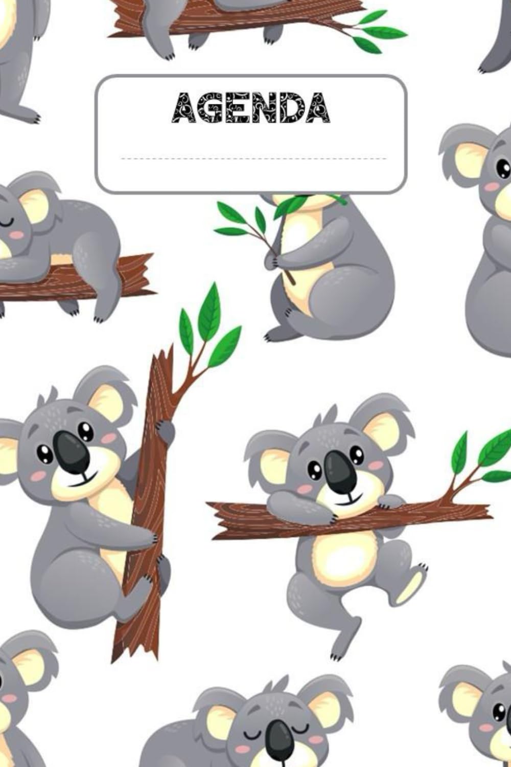 Agenda 2024 2025 koala: Organisateur et Planificateur Journalier | 1 Jour Par Page | Primaire, Coll�ge ,Lyc�e EDITION, Amy SED