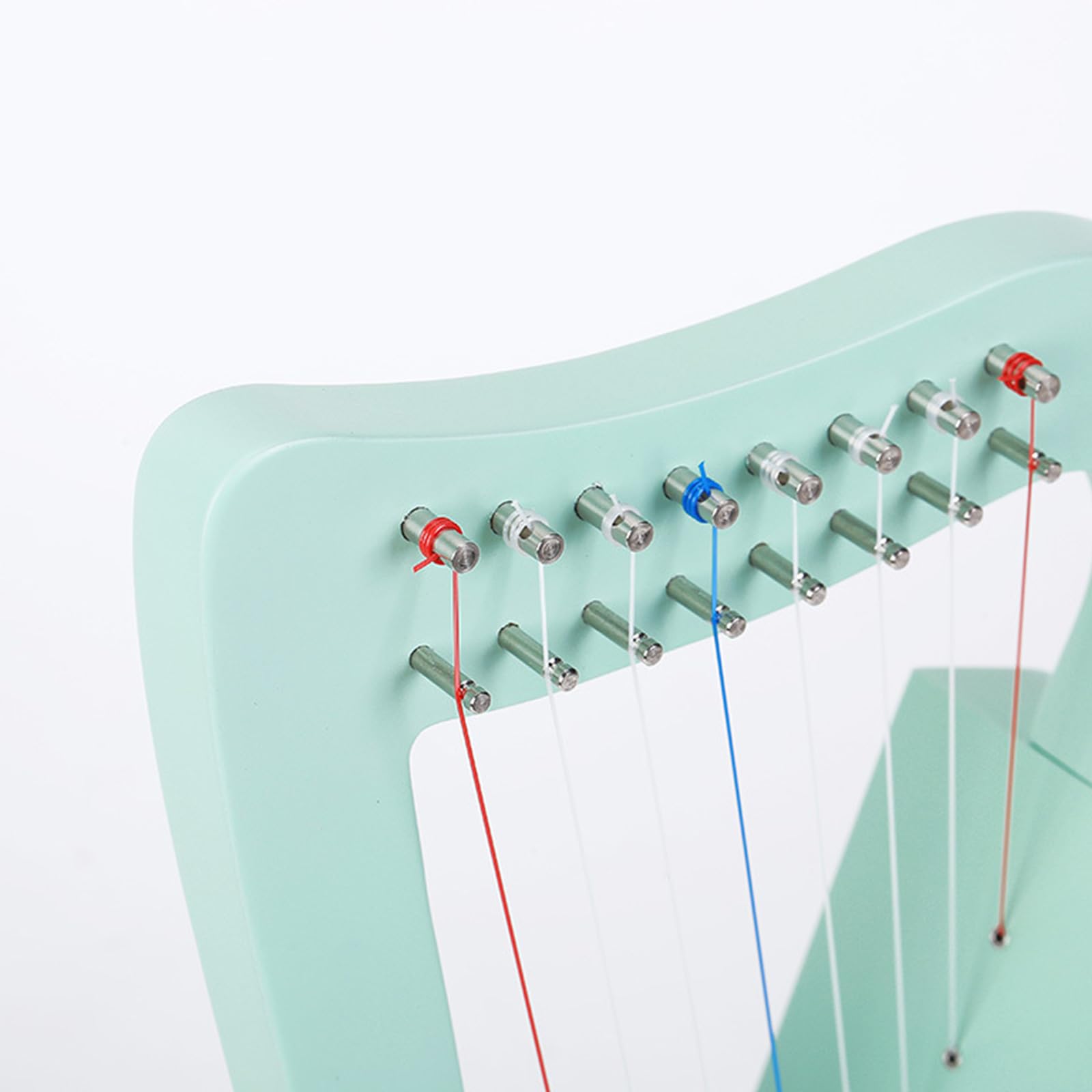 Peso 8 corde Arpa a lira Strumento a corde in legno con chiave per accordatura Arpa in legno per principianti per strumenti musicali per la prima educazione