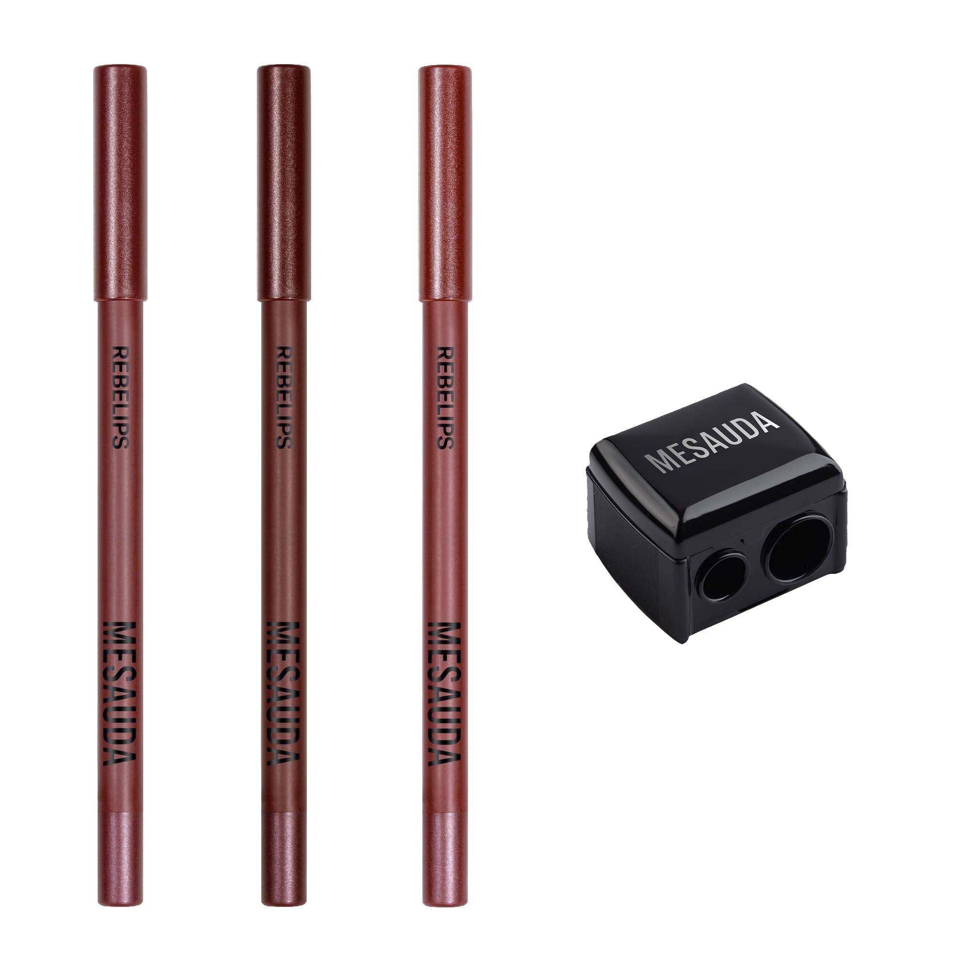 Mesauda Rebelips Luxe Matte Kit – Matite Labbra per Look Eleganti e Raffinati