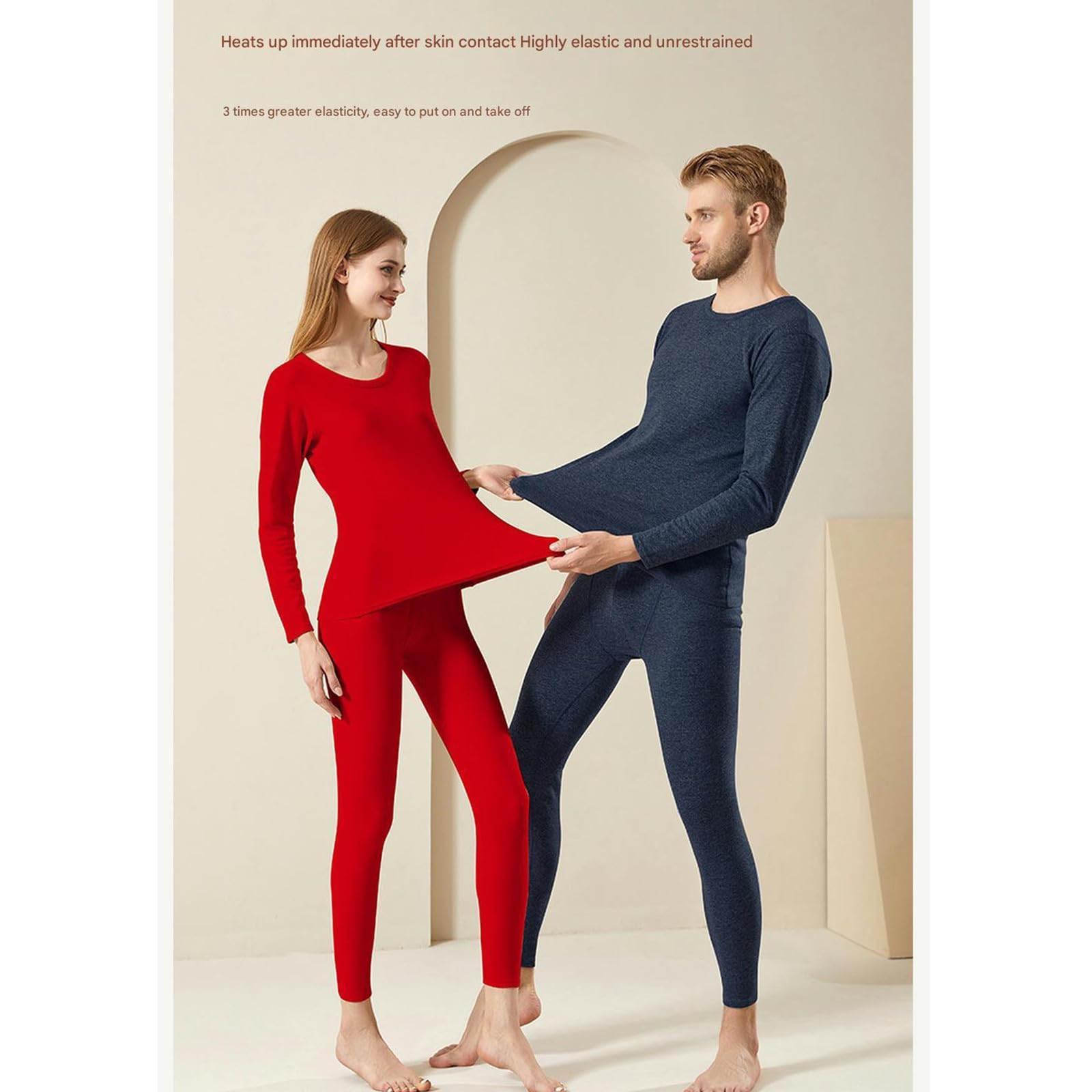 ThermounterwäSche Herren Herbst- Und Winter-thermounterwäsche Für Männer Und Frauen, Komplette Thermounterwäsche Für Männer Und Frauen-männliche Hautfarbe-m