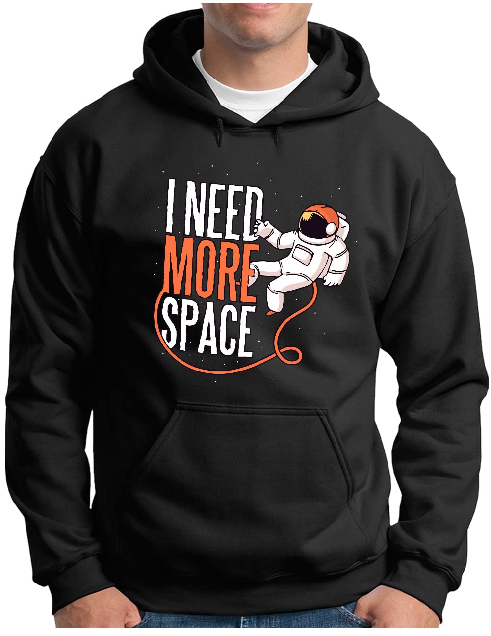 Sweat à capuche homme humour espace idée cadeau original - 5