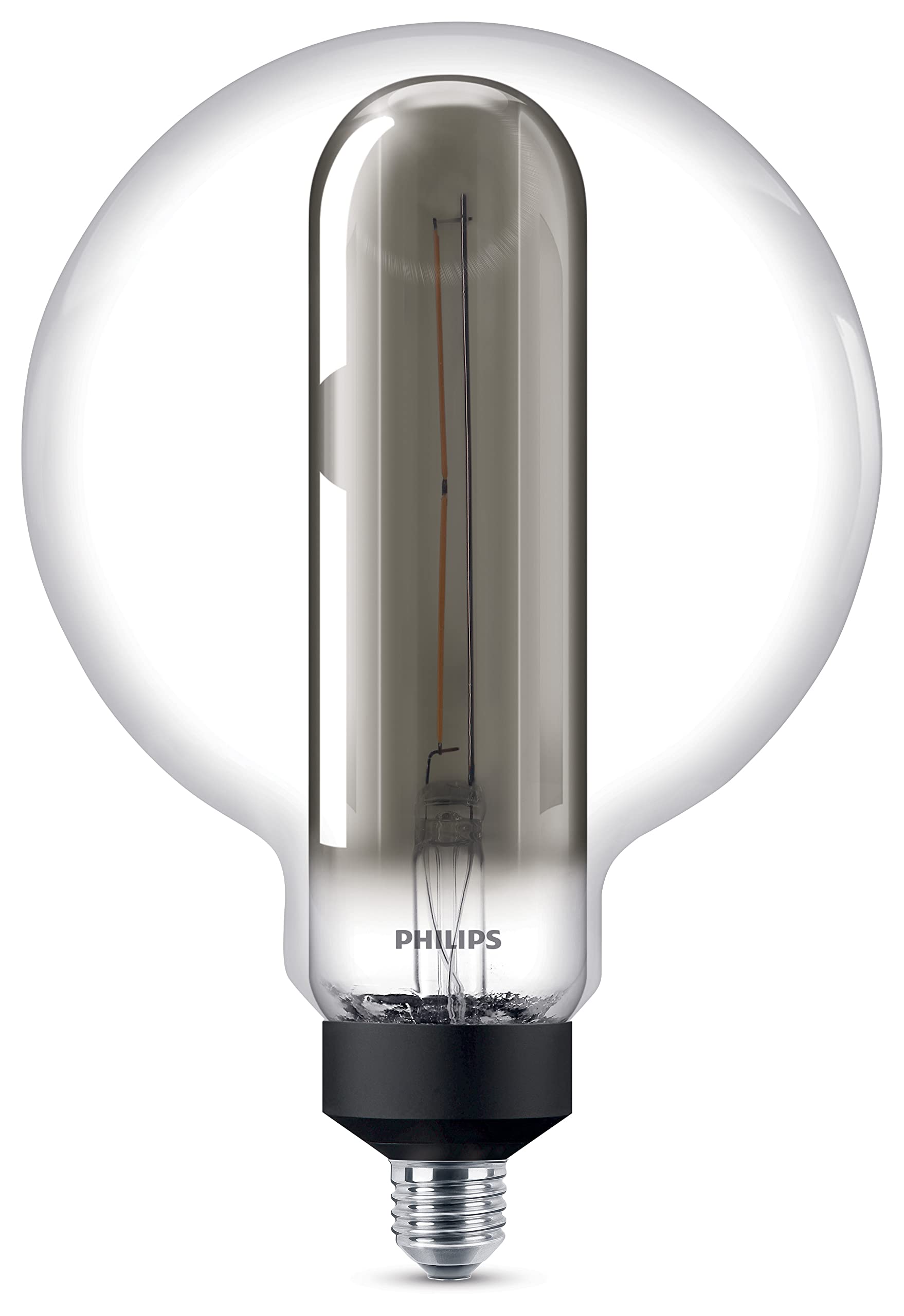 PHILIPS LED Lampadina, Globo, Flame, 6.5W-20WW, Dimmerabile, E27, 1 pezzo