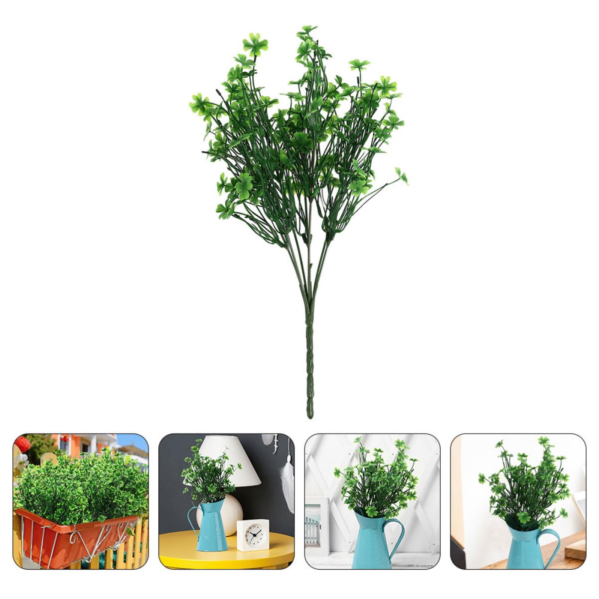 6pezzi Foglie Artificiali Decorativa Con Stelo Piante Finte Per Bouquet Fai Da Te Decorazioni Per Matrimoni e Festività Adatte Per Interni Ed Esterni