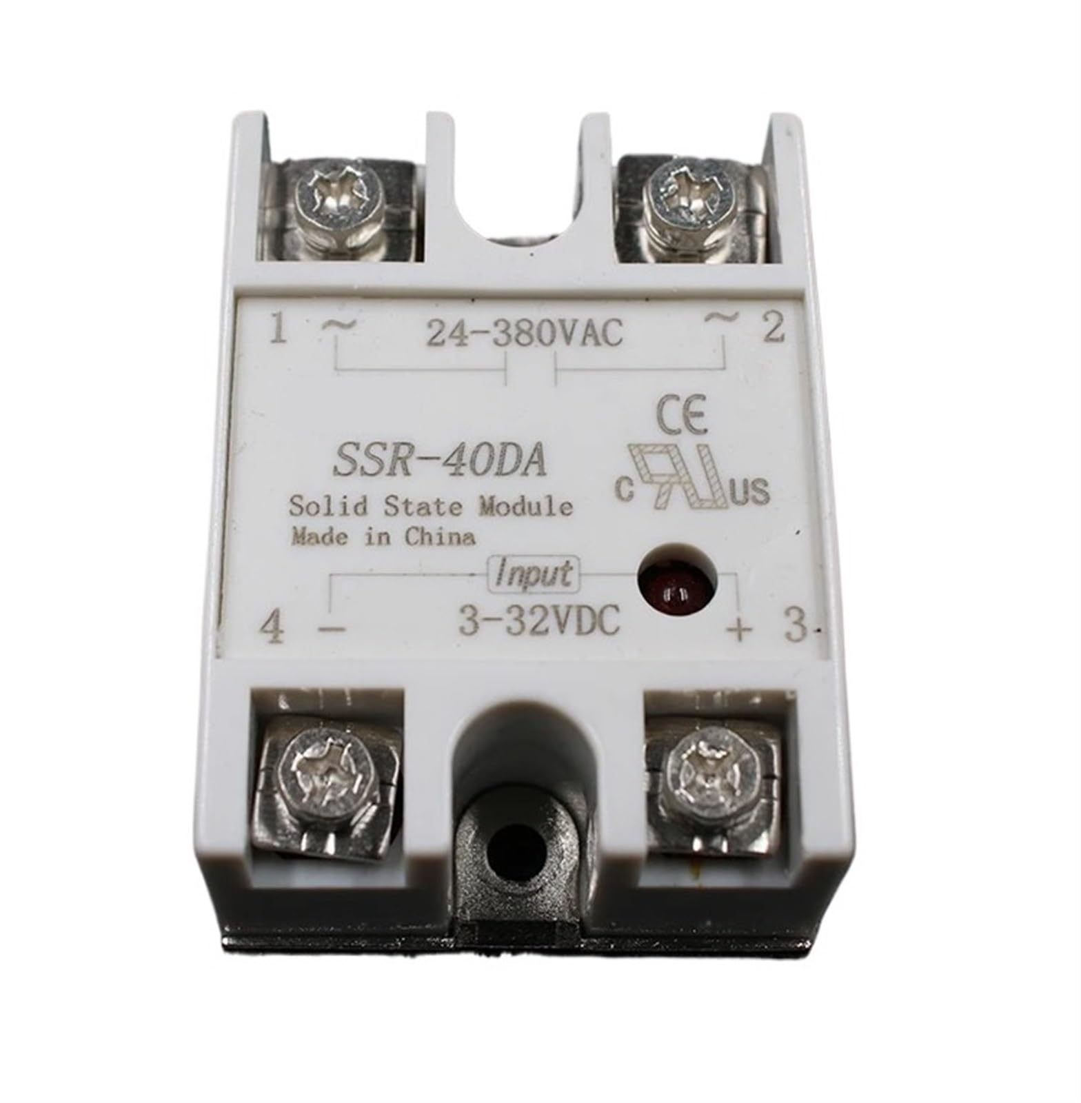 SSR 40DA Relais Statique DC 3-32V AC 24-380V pour transformateur de tension
