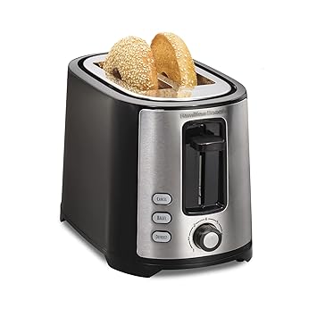 2 Slice : Hamilton Beach 22633 Beach Extra-Wide 2 Slice Slot Toaster, Black
