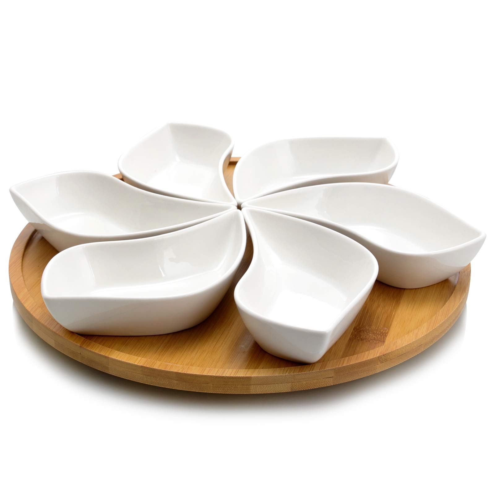 Amazon.com | Elama Signature 7 Piece Modern Lazy Susan Appetizer