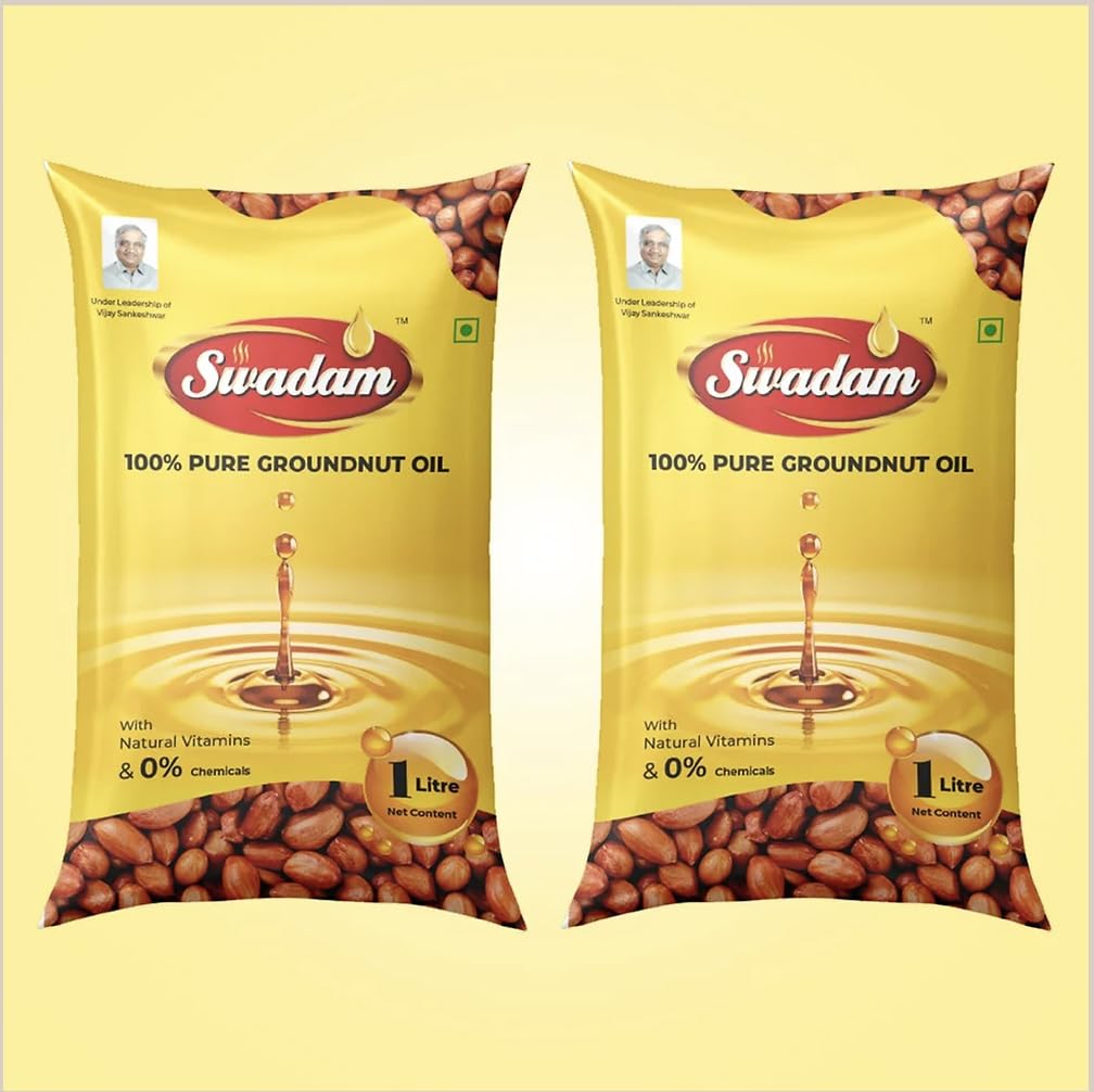 Swadam Groundnut Oil Combo Pouch (6) (B0CTZPV28H) Amazon Price History, Amazon Price Tracker