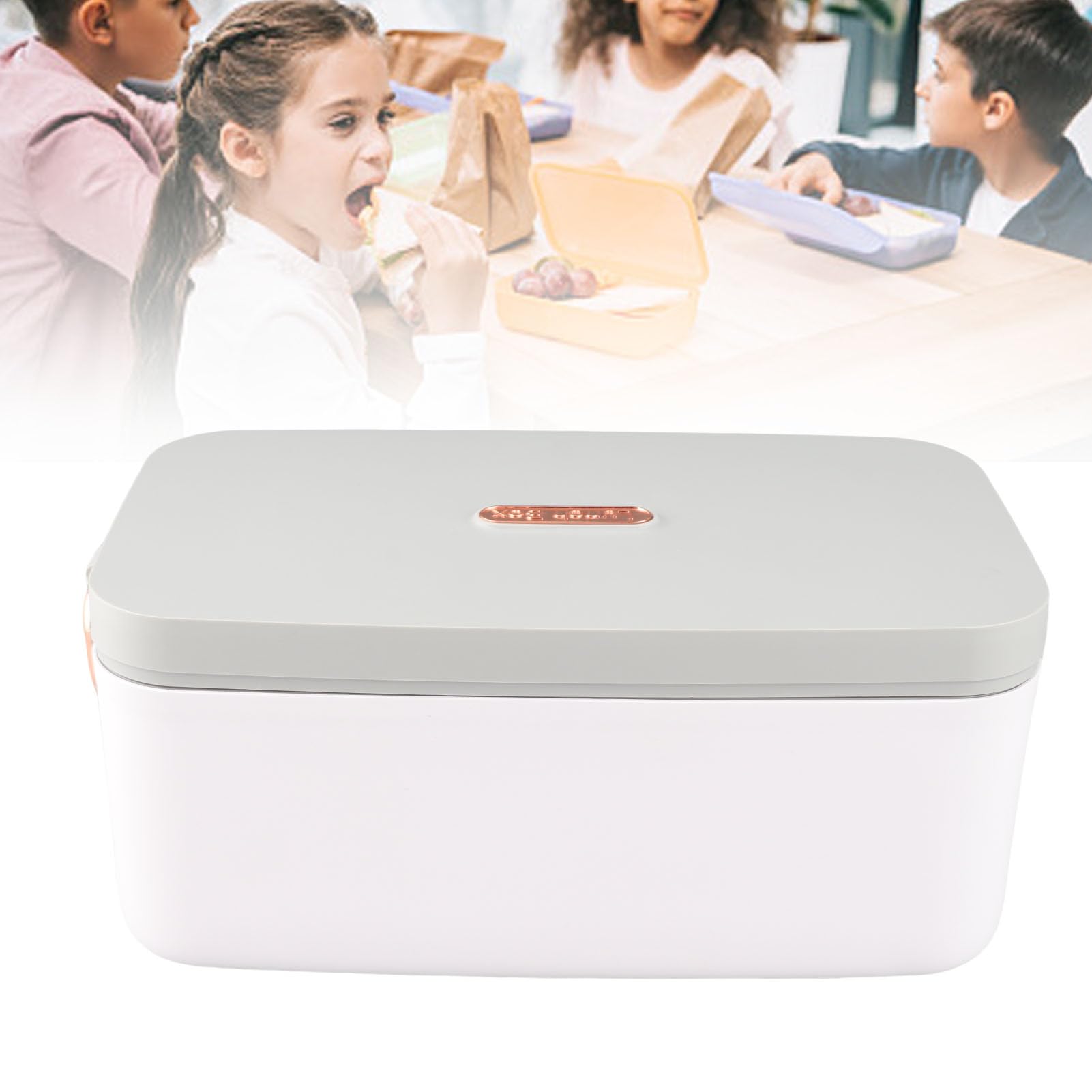 SIXRUN Bentos Lunch Box, Scaldavivande Portatile in Acciaio Inossidabile con 3 Scomparti, Capacità 1000ml, Ideale per Bambini e Ufficio