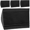 4Pcs Acoustic Soundproof Panels for Wall Corner Low Frequency Sound Absorbing Tiles for Home Theater Ktv Noise Reduction Easy Installation