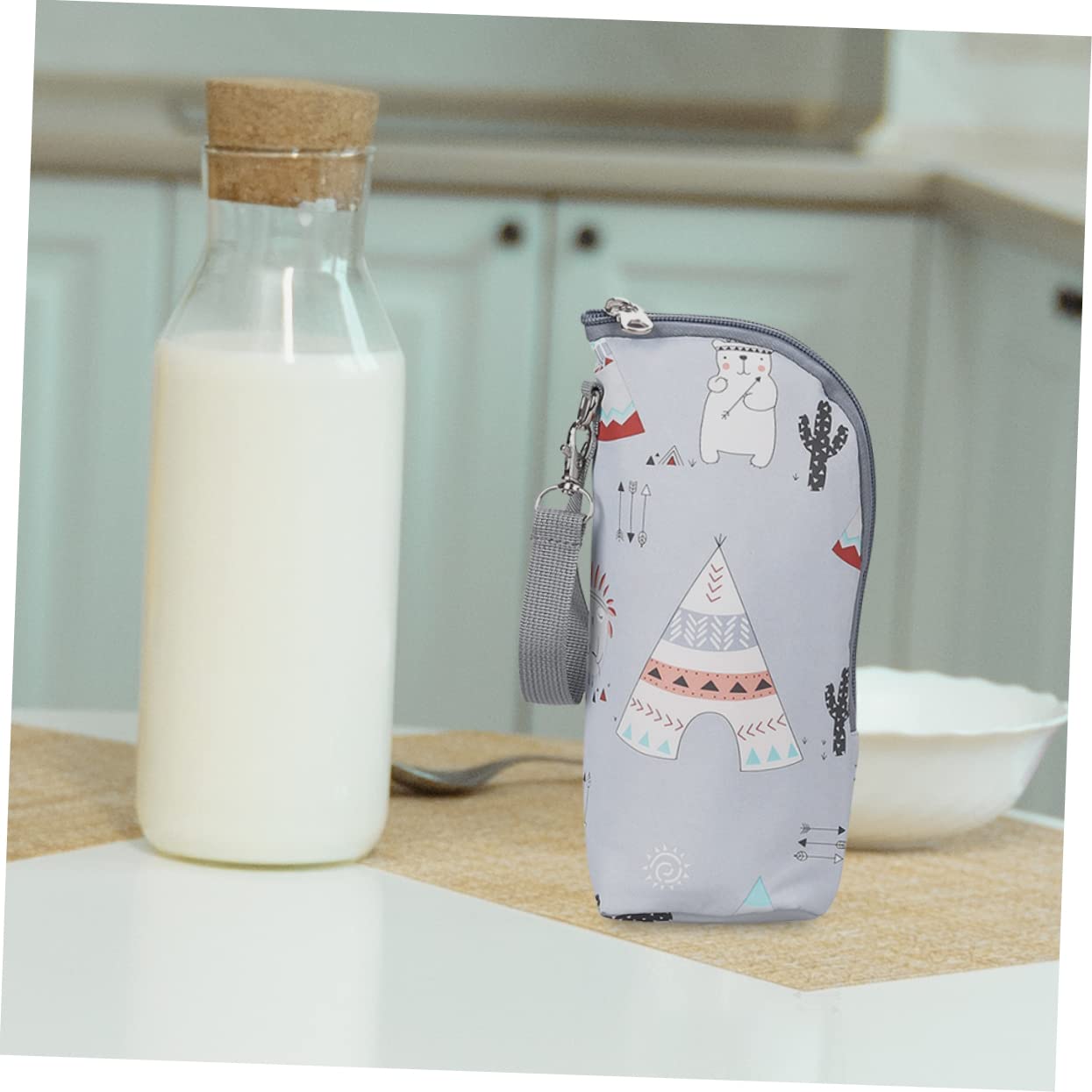 ifundom 5piezas Bolsa Térmica para Biberones De Aislante y Resistente para Exteriores Compatible Mayoría De Botellas De Leche Infantil