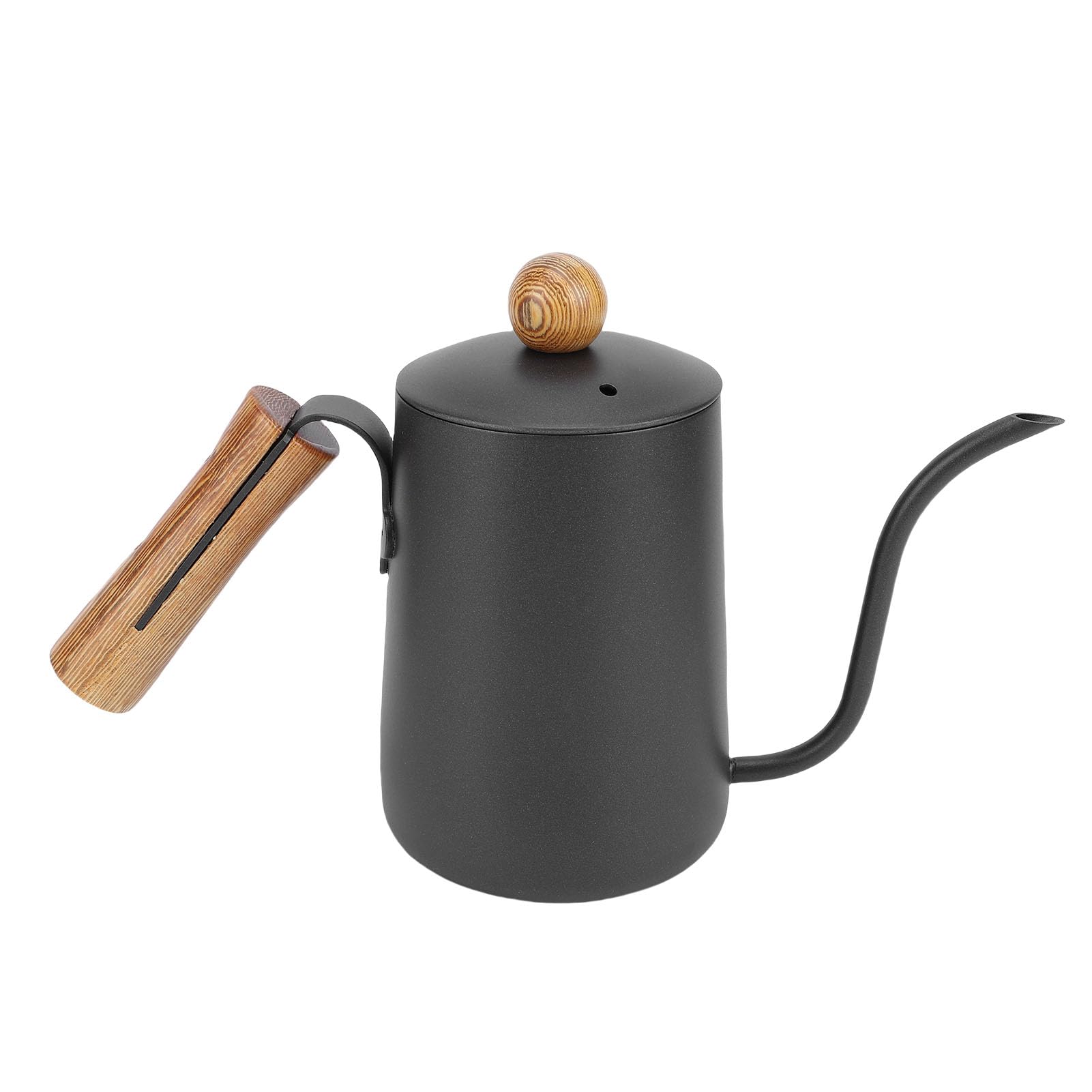 Bouilloire électrique à col de cygne 650 ml en acier inoxydable pour café