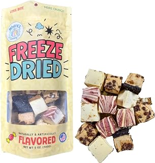 Freeze Dried Cheesecake Bites | Astronaut Dessert | NO FREEZER NEEDED | Resealable | Regular & Mega Sizes | Perfect for Camping & Party | Gift Candy (Mega Bag - 5 Ounce)