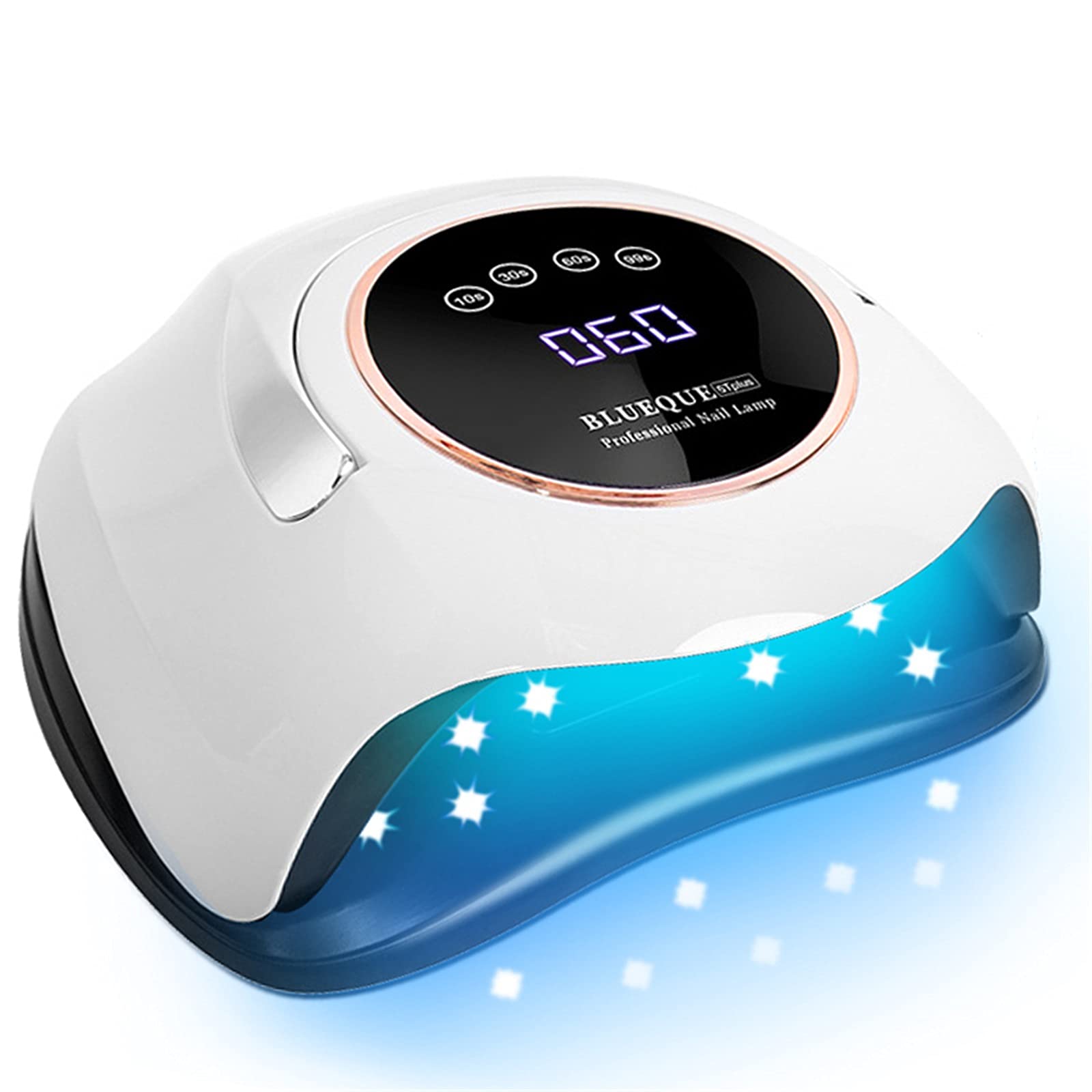 ZYC Lampada per asciugare Le Unghie 60led La più recente Lampada UV LED 120w / 72w Asciugatrice per Unghie con sensore Intelligente Luce Gel a polimerizzazione Rapida Attrezzatura per Unghie