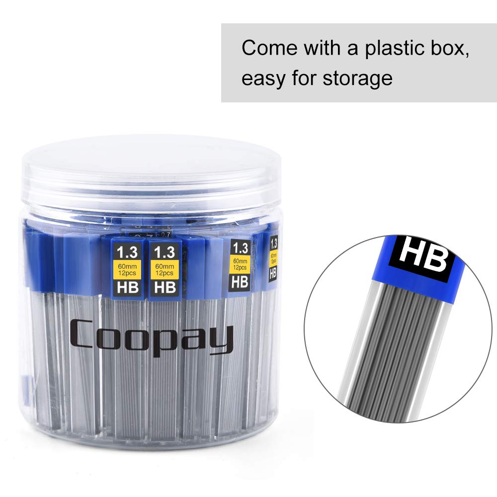 Coopay Lead - Recambio para portaminas HB (resistente a roturas)