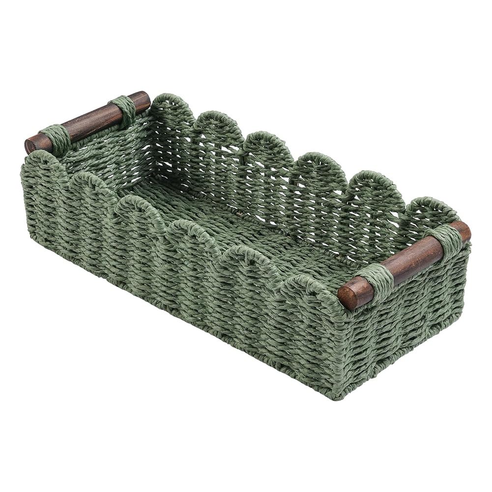 CTRLZS Toilet Storage Basket Bathroom Counter Organizer Baskets for Bedroom Room Kitchen for Cute Basket Decor
