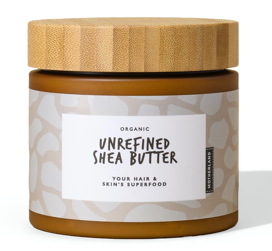 Unrefined Shea Butter 200G Nutty- African Moisturiser for Dry Skin, Hands, Lips, Stretch Marks, Eczema - Natural, Raw & Vegan - for Men, Women & Babies