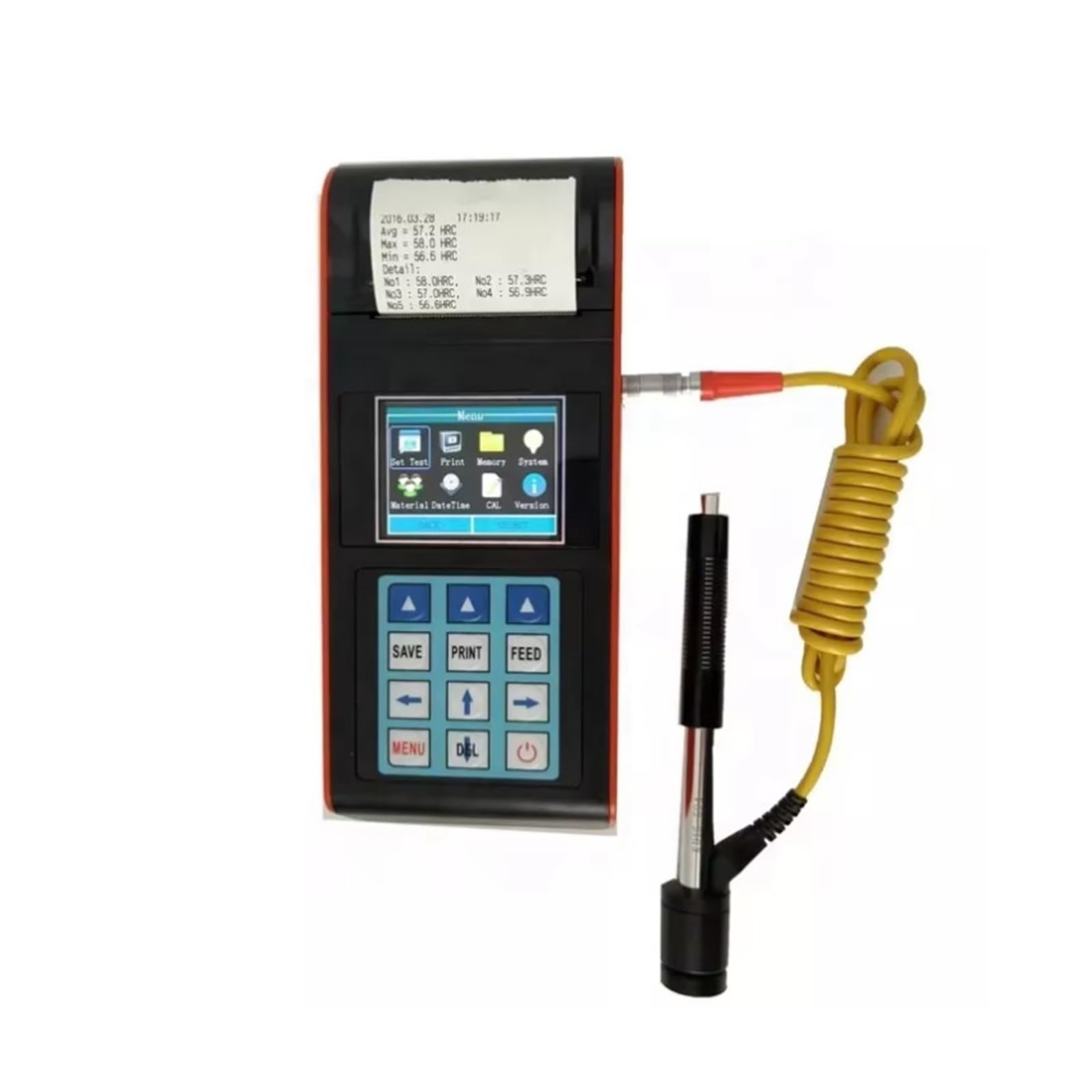 Portable Leeb Hardness Meter Steel Alloy Digital Tester Handheld Metal Durometer for Industrial Inspection