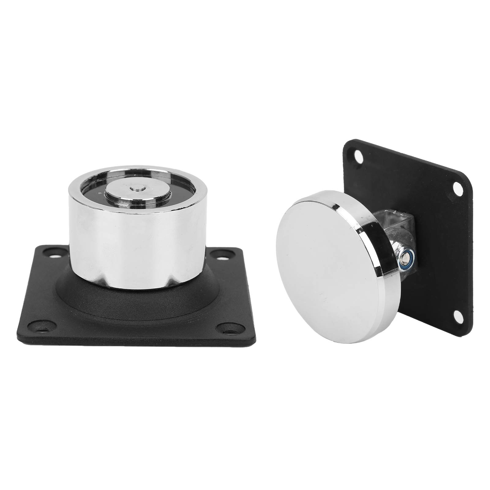 Pongnas Support de Porte Électromagnétique 12V 24V Ventouse Puissante pour Portes en Bois et Fer Butée Coupe Feu Compatible avec