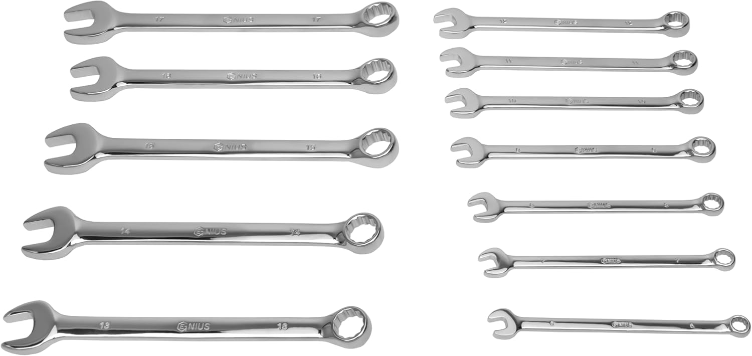 GENIUS TOOLS 44PC Metric Complete Wrench Set - MS-044M