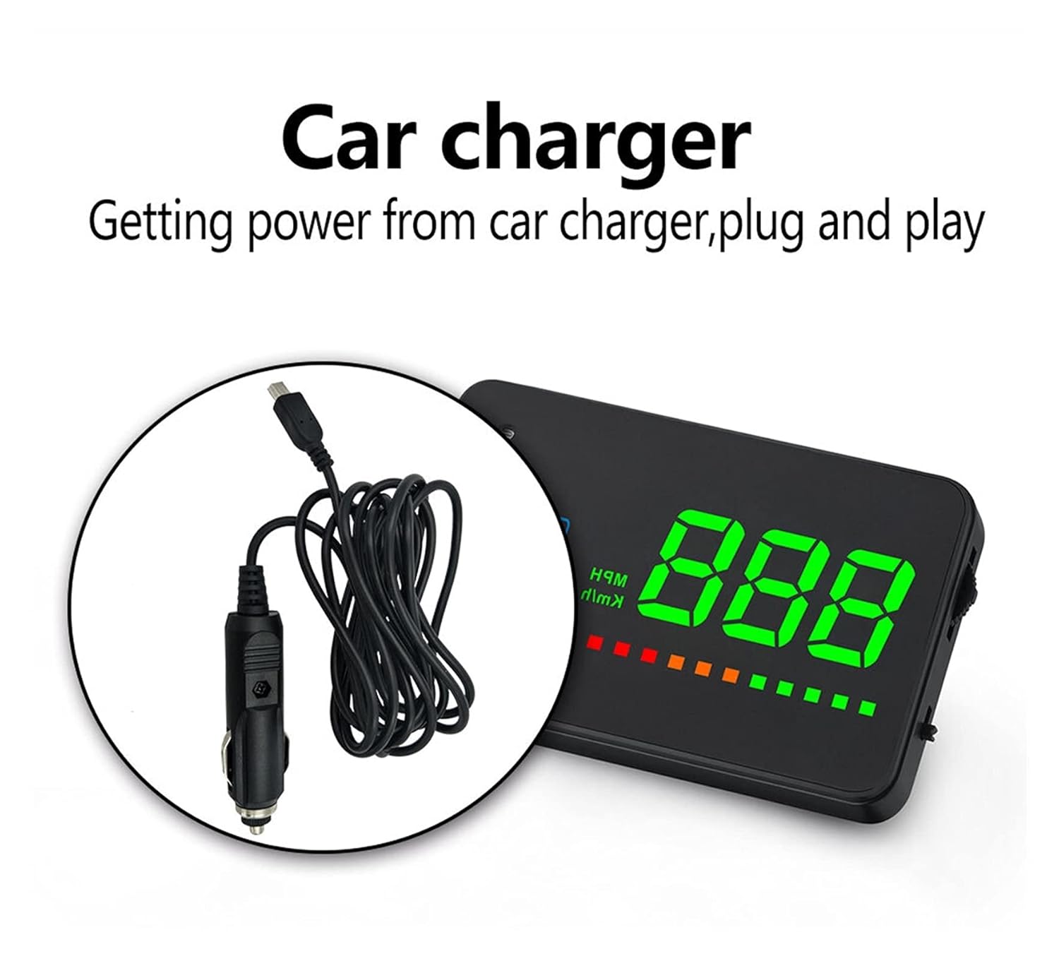 Car Electronics Universal A2 Display Head up Display GPS Digital Car Speedometer Auto Windshield Project Speedometer GPS hud Head up Display car