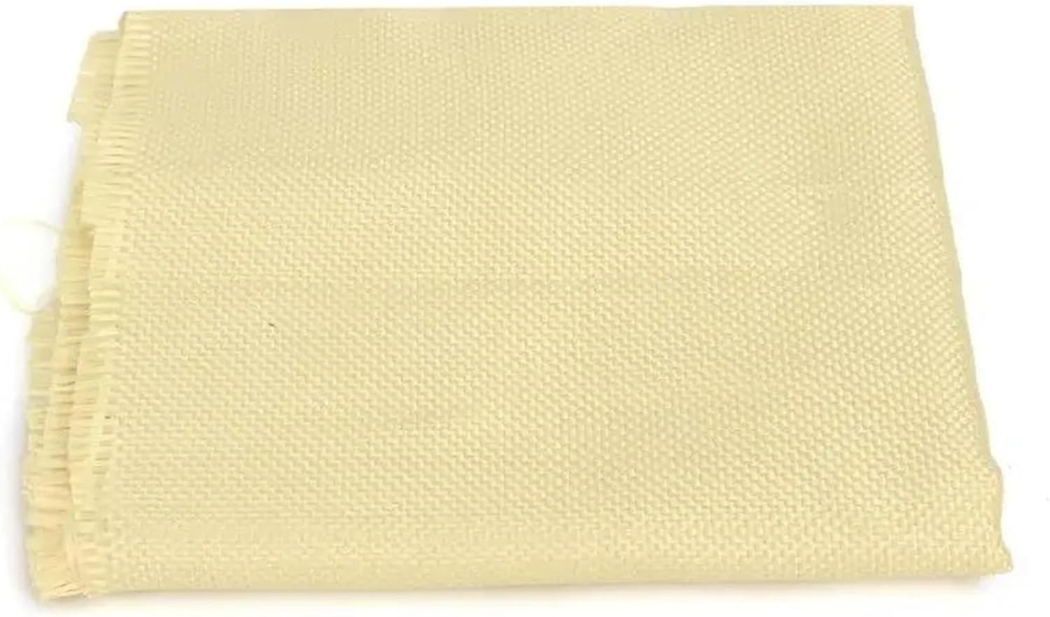 1PC Knitted Aramid Fiber Cloth 30 * 100cm Plain Weave Fabric 200g Yellow Cloth High Strength