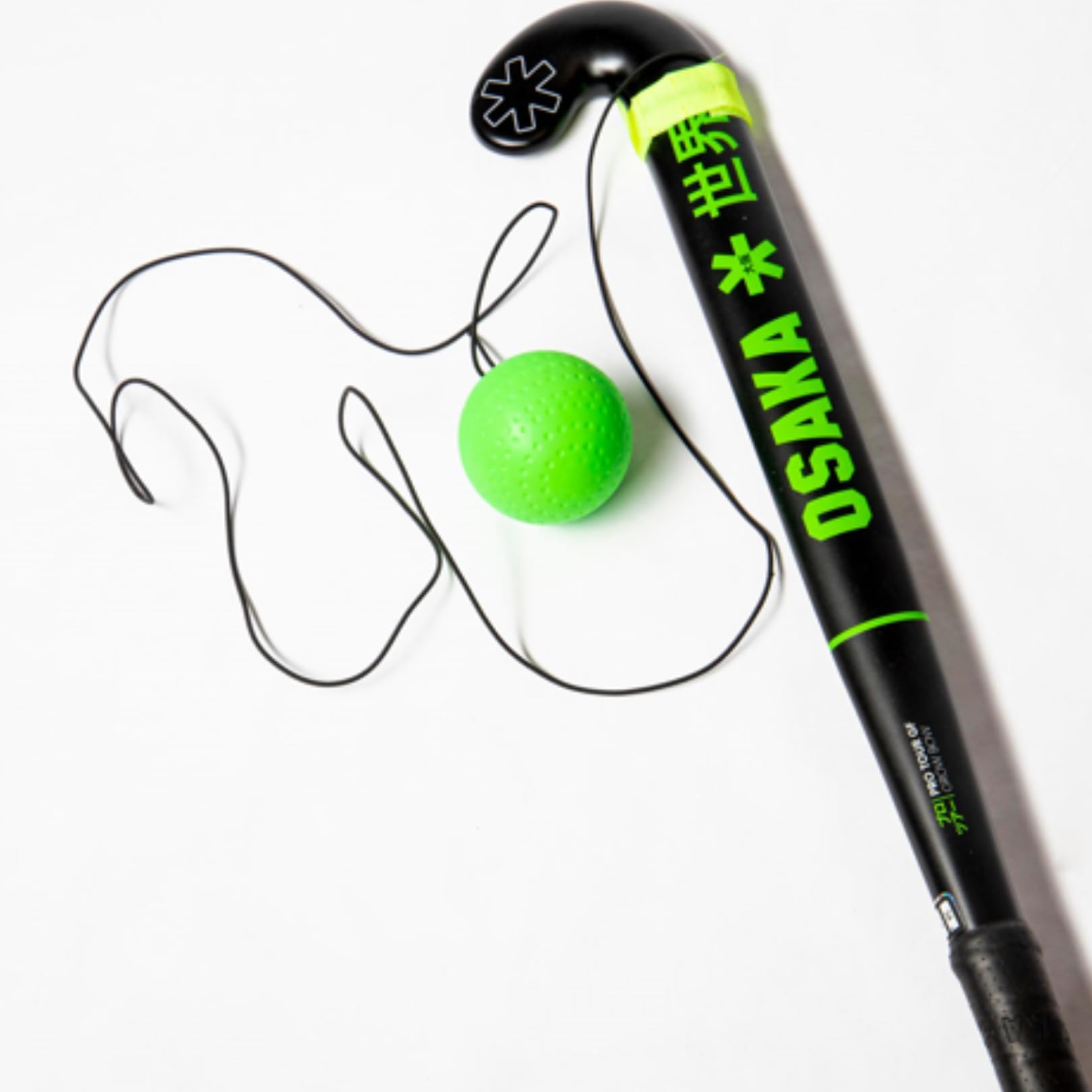 Premium Field Hockey Training Ball - Soft Ball for Injury-Free Solo Training, Thin Bunge Rope