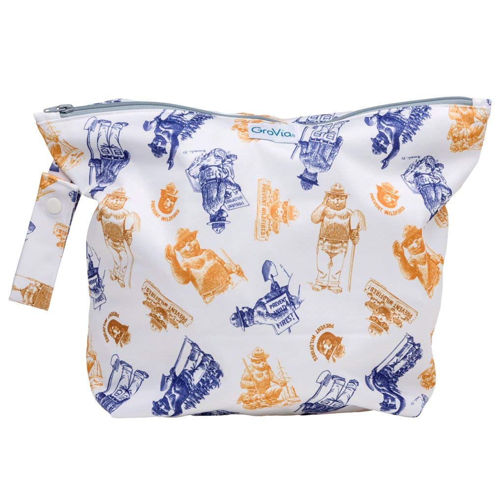 GroViaReusable Zippered Wetbag for Baby Cloth Diapering and More (Only You)