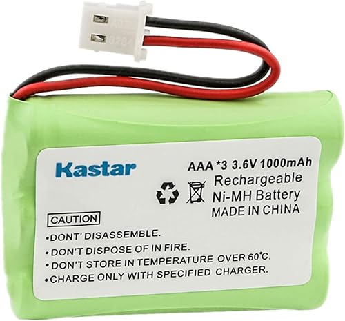 Miniatura 8 de Kastar Paquete de 2 baterías de repuesto para monitor de bebé IC4390A-J245805R J2457 J2458 M6163, Motorola MBP33XL MBP33XL-2 MBP33XL-3 MBP33XL-4