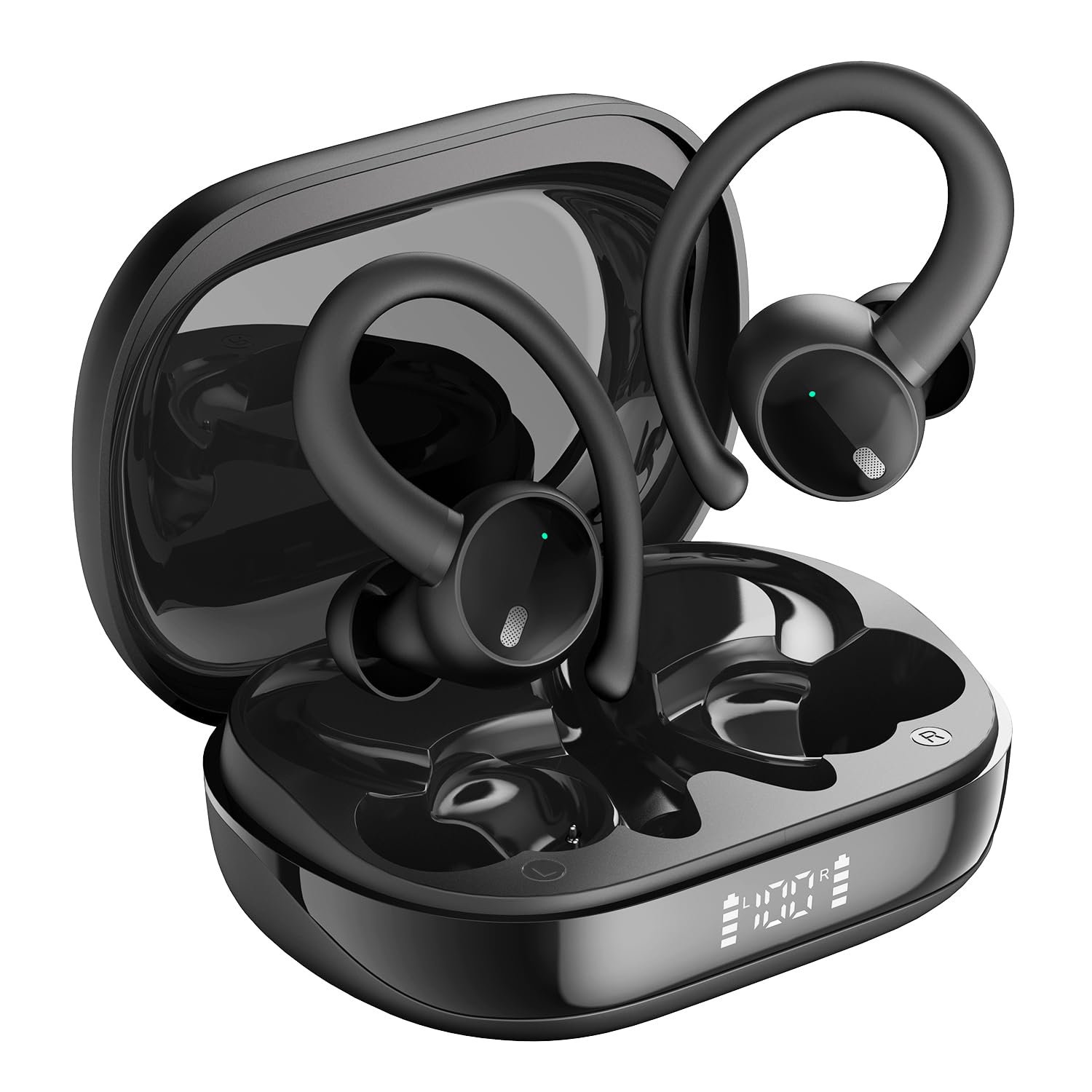 Wireless Earbud Bluetooth 5.3 Over-Ear Sport Touch Control Hi-Fi Stereo True TWS in Ear Phones IP6 Waterproof 50H Playback LED Power Display for Gym-image-48