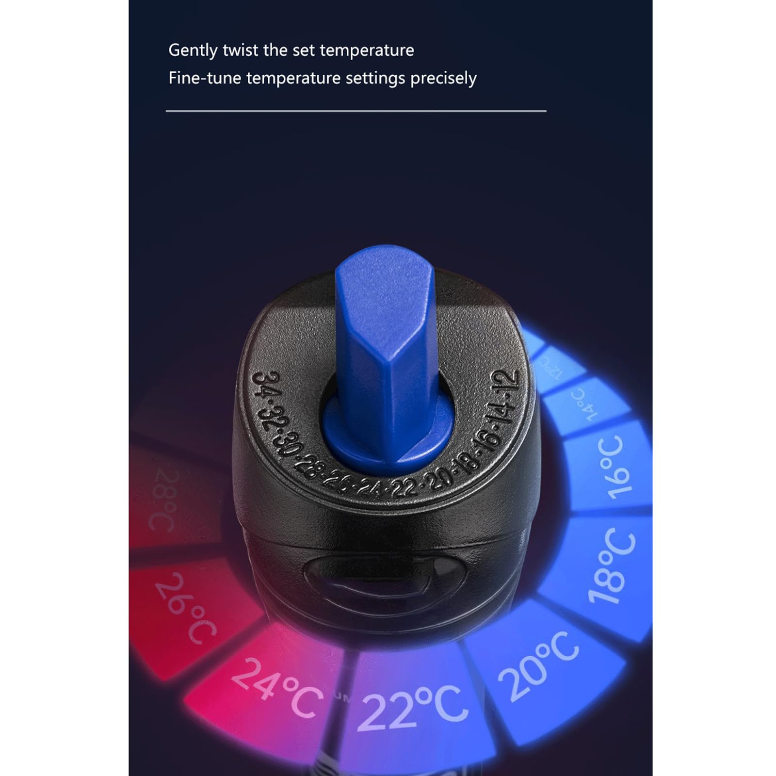 Calentador automático de Acuario de Temperatura Constante a Prueba de explosiones con Varilla calefactora de Acero Inoxidable, 50W (200W)