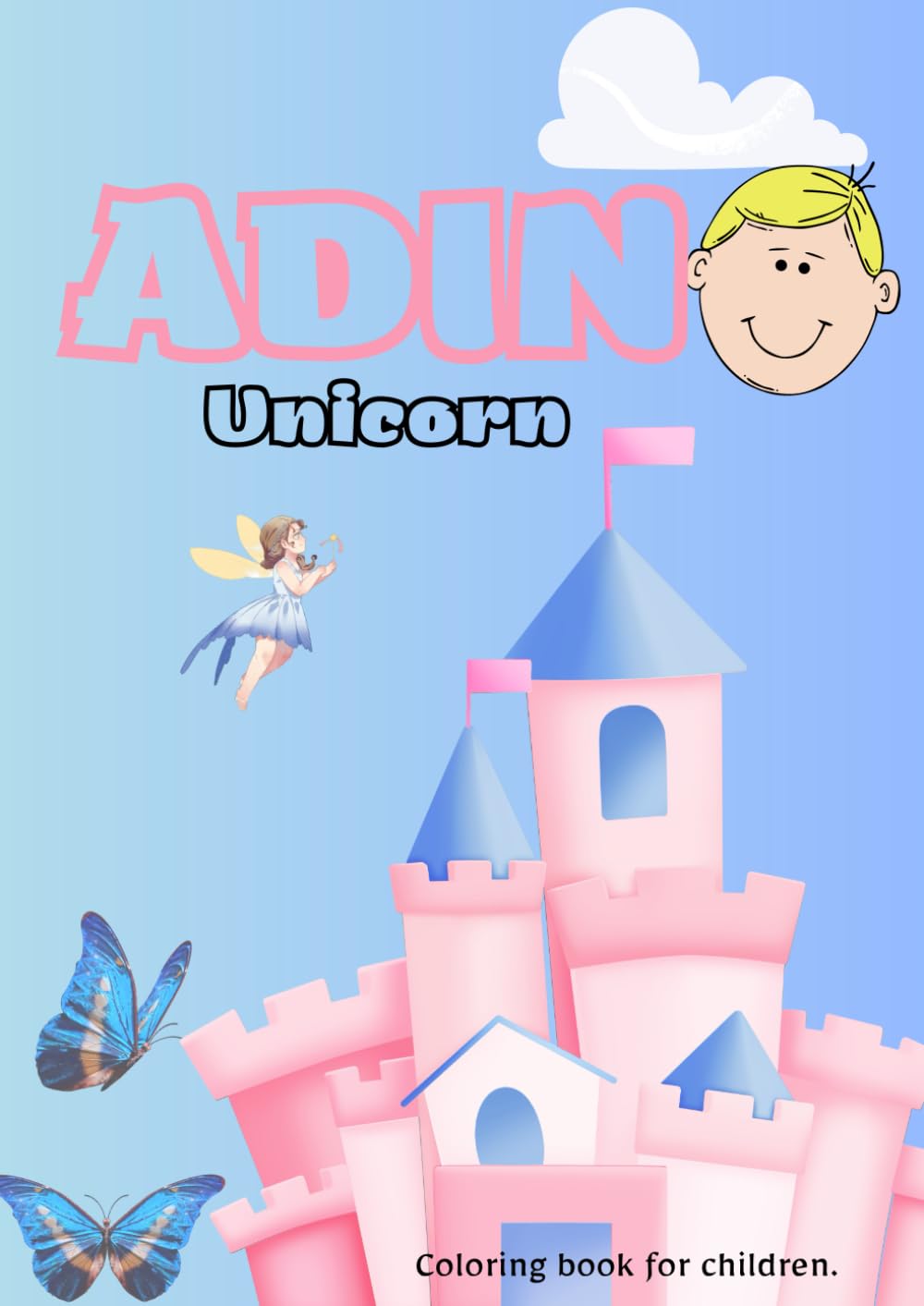ADIN Unicorn: Coloring book for children