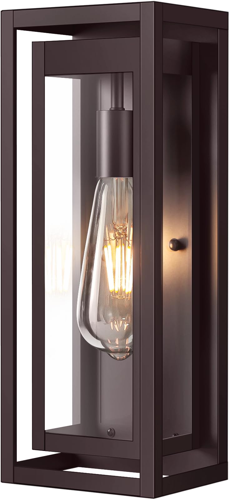 15" Outdoor Wall Lights, Bronze Exterior Lighting Fixtures