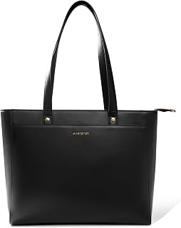 Everpret Premium Work Tote Bag for Women with 16-Inch Laptop Compartment | Vegan Leather Office Travel Handbag with Trolle... Price In India